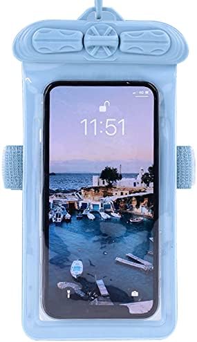 טלפון מקרה, תואם עם דנסו גל בהט-1281 לספירה עמיד למים פאוץ יבש תיק [לא מסך מגן סרט ] כחול